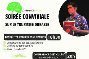 soirée conviviale sur le tourisme durable