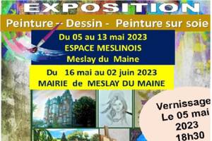 Exposition Collective Peinture Dessin Peinture sur soie