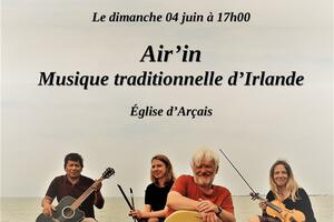 Concert de musique traditionnelle irlandaise