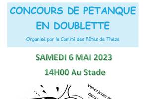 Concours de pétanque