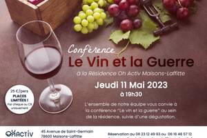 Conférence Le Vin et la Guerre & Dégustation