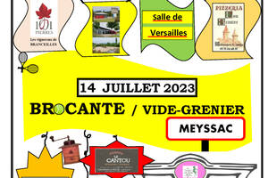 GRANDE BROCANTE - MEYSSAC - 14 JUILET 2023