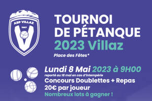 Concours Pétanque à Villaz