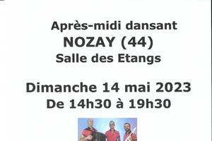 Après-midi dansant à Nozay avec TENDANSE  le 14/05/23