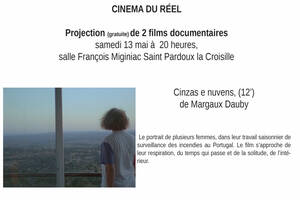 CINEMA DU RÉEL  Projection (gratuite) de 2 films documentaires