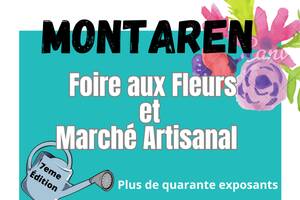 Foire aux fleurs et marché artisanal Montaren