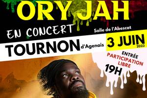 Concert reggae Ory Jah de Zion