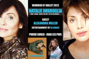 Natalie Imbruglia & Guest Pinède Gould Juan les Pins