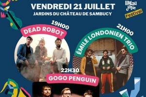 Millau Jazz Festival - Dead Robot + Emile Londonien invite Léon Phal + GoGo Penguin - 21 Juillet
