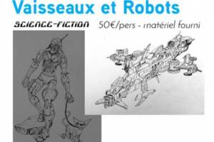 stage dessin vaisseaux et robots