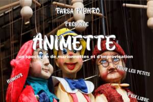 « ANIMETTE » un spectacle de marionnettes et d'improvisation