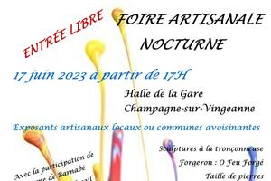 Foire artisanale nocturne et fête de la musique