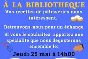 Pâtisseries à la bibliothèque du Secours populaire de Vesoul