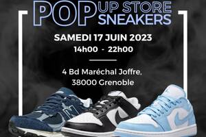 Pop-up store sneakers à Grenoble