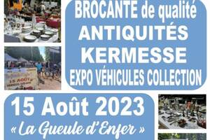 Brocante antiquités kermesse de la gueule d'enfer