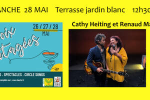 Festival voix partagées pique-nique musical Cathy Heiting et Renaud Matchoulian