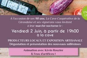 MARCHE GOURMAND A LA CAVE POUR NOS 90 ANS