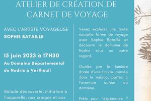 ATELIER DE CRÉATION DE CARNET DE VOYAGE