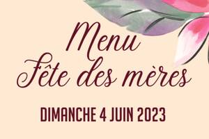 Menu fête des mères