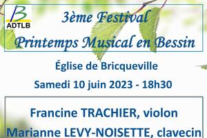 Concert de Francine TRACHIER, violon et Marianne LEVY-NOISETTE, clavecin