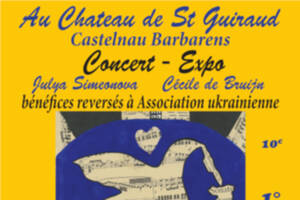 concert-exposition au château de Saint GUIRAUD à Castelnau-Barbarens