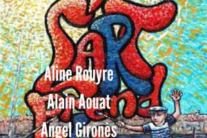 L art prend le large à Sète : Aline Rouyre, Alain Aouat , Angel Gironès en concert