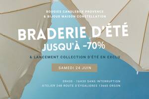 Braderie d'été, bijoux & bougies !