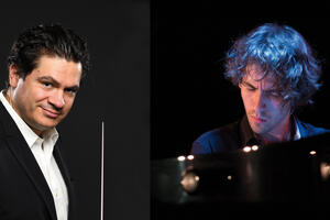 photo Orchestre National de France, Cristian Măcelaru, Alexandre Kantorow