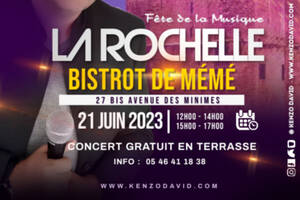 Kenzo David en concert au Bistrot de Mémé - La Rochelle