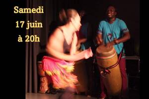 Spectacle de danse et de percussion du congo Brazzaville