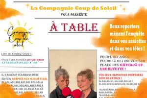 A TABLE - Théâtre - Compagnie Coup de Soleil