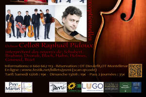 FESTIVAL DE VIOLONCELLE ADELE CLEMENT A PUY ST MARTIN