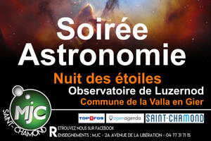 Soirée astro : nuit des étoiles