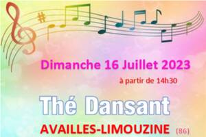 Thé dansant à AVAILLES-LIMOUZINE