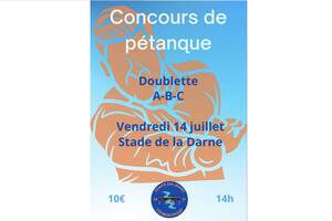 Concours de Pétanque doublette