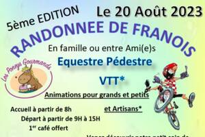 Randonnée de Franois Equestre Pedestre Vtt Haute Saône