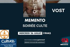 Soirée culte : Memento