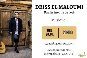 « Les Inedits - Driss El Maloumi Trio »