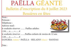 Paëlla Géante