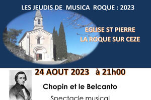 LES JEUDIS DE MUSICA ROQUE 2023