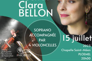 Récital Clara Bellon, soprano et son quatuor de violoncelles