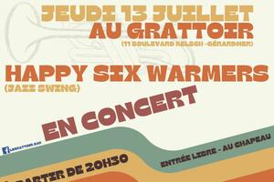 Concert des HAPPY SIX WARMERS 