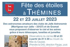 FÊTE DES ÉTOILES à Thémines,  22 et 23 juillet