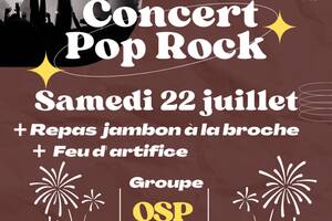 Fête d'été: Repas Concert Feu d'artifice