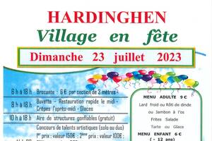 VILLAGE EN FETE A HARDINGHEN