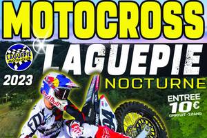 Motocross Nocturne LAGUEPIE