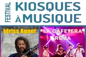 photo Festival des Kiosques à Musique; LA CAFETERA ROJA  et  Idriss AGNEL
