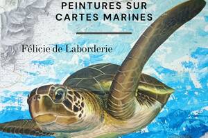 Peintures sur cartes marines