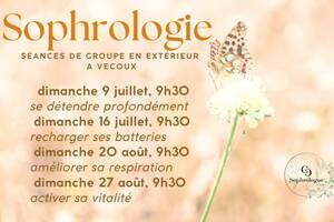 Séance de sophrologie en extérieur