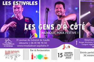 Concert les gens d'à côté folk festif